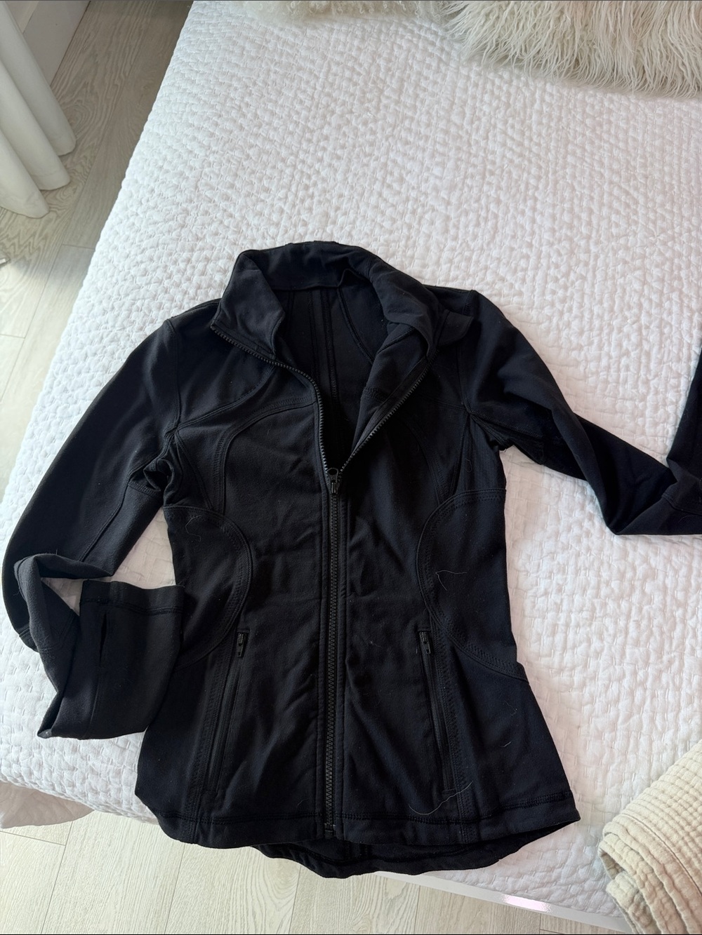 Women's Lulu lemon  Black Zip-Up Performance Jacket